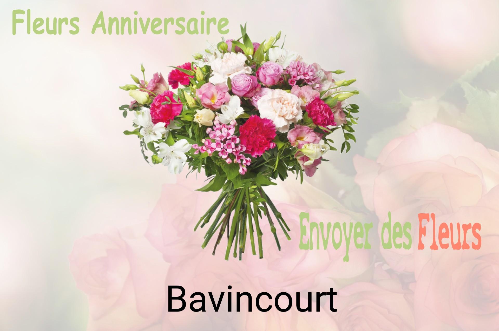 Bouquet de fleurs d’anniversaire livré à Bavincourt