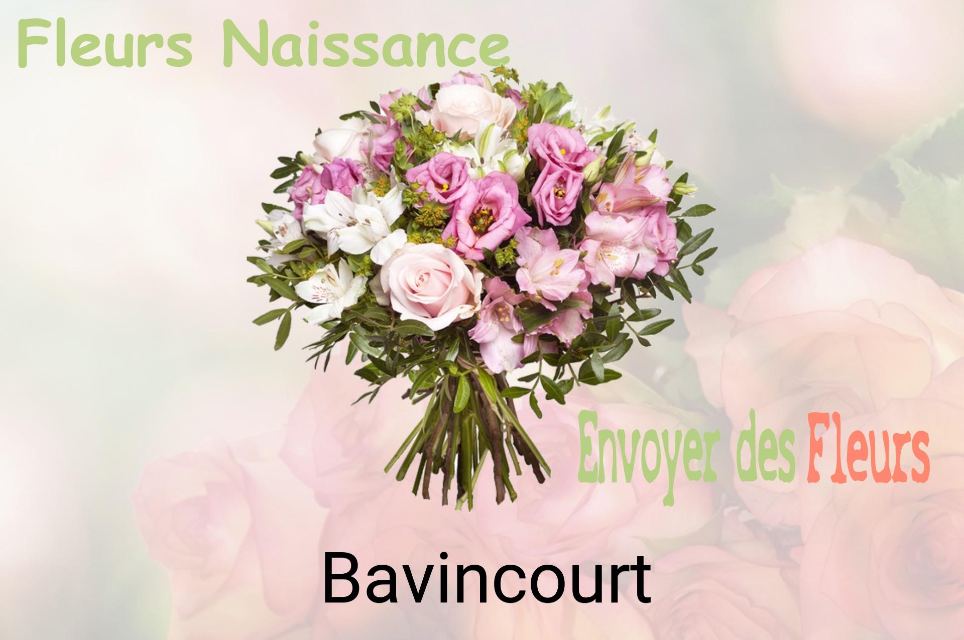 Bouquet de fleurs de naissance livré à Bavincourt